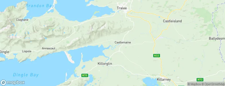County Kerry, Ireland Map