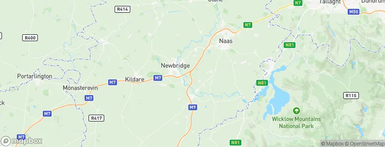 County Kildare, Ireland Map