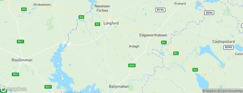 County Longford, Ireland Map