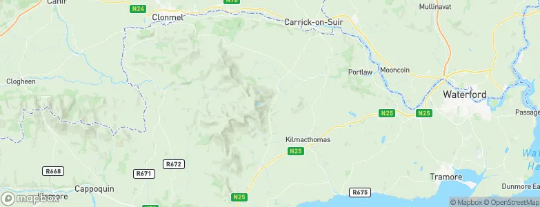 County Waterford, Ireland Map