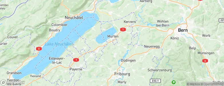 Courgevaux, Switzerland Map