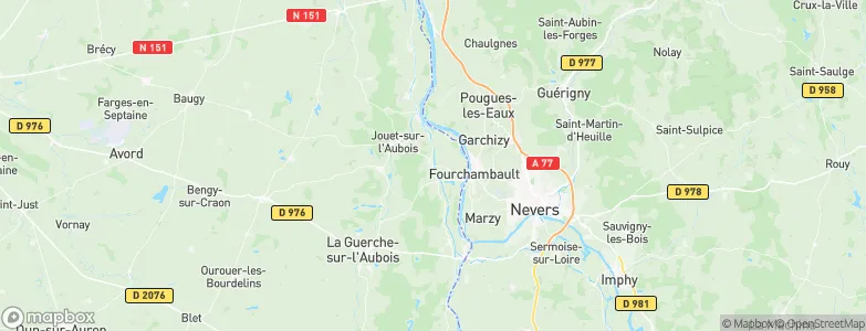 Cours-les-Barres, France Map