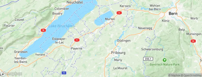 Courtion, Switzerland Map