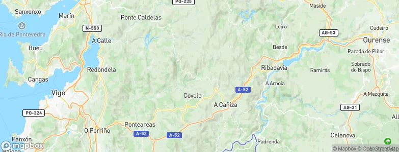 Covelo, Spain Map