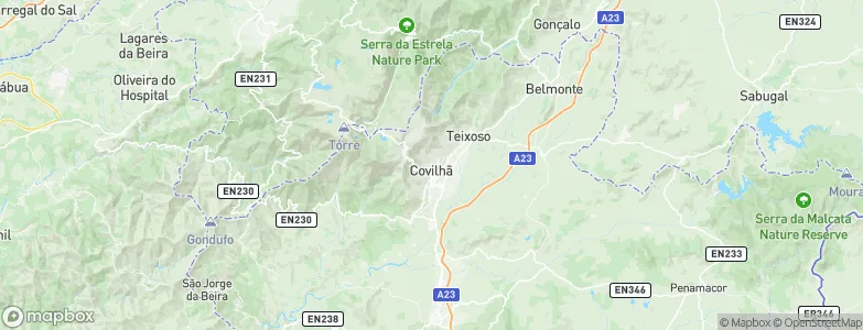 Covilha, Portugal Map