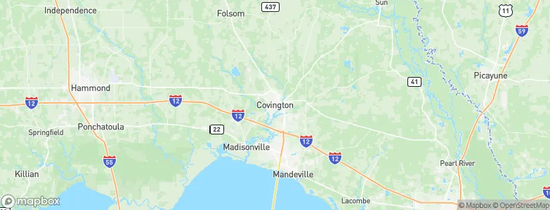 Covington, United States Map