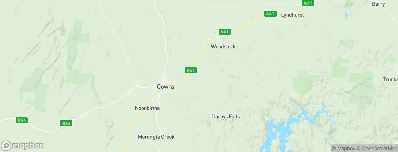 Cowra, Australia Map