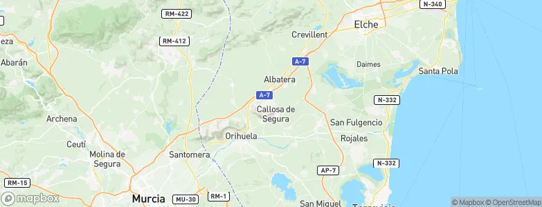 Cox, Spain Map