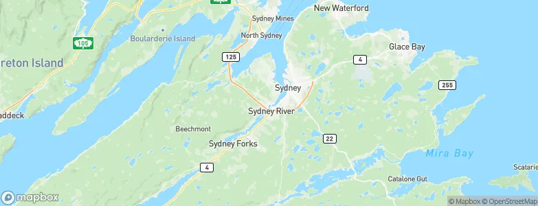 Coxheath, Canada Map