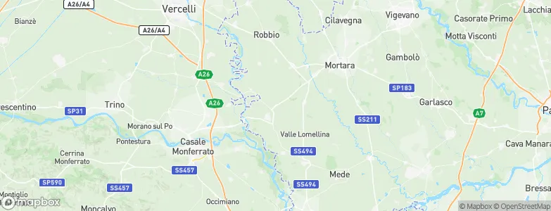 Cozzo, Italy Map