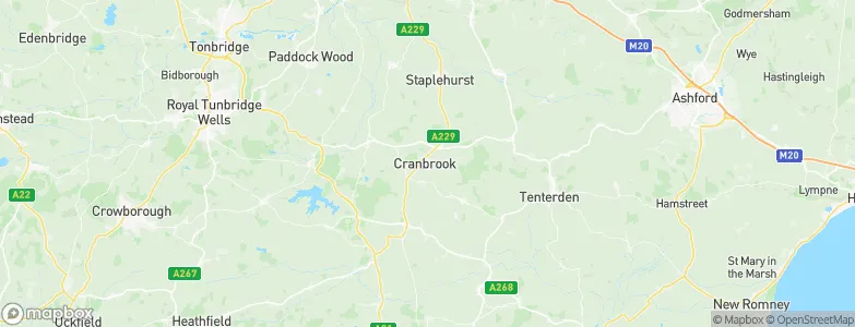Cranbrook, United Kingdom Map