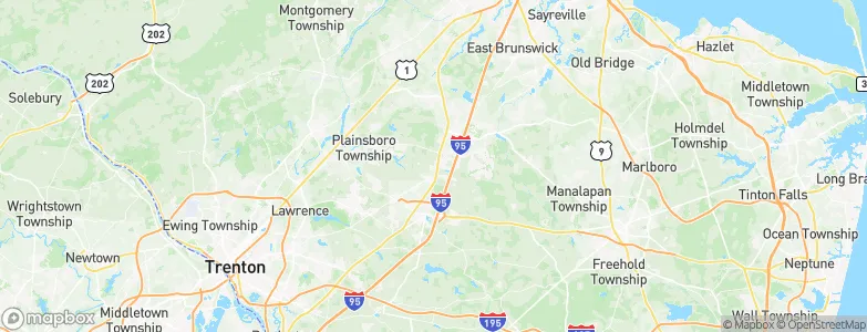 Cranbury, United States Map