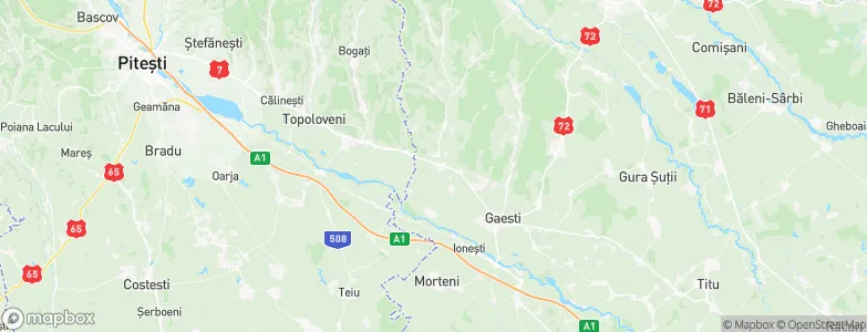 Crângurile de Sus, Romania Map