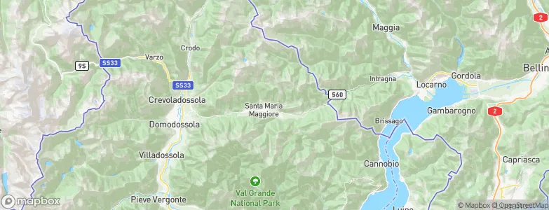 Craveggia, Italy Map