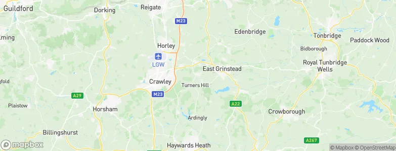 Crawley Down, United Kingdom Map