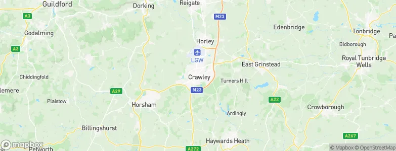 Crawley, United Kingdom Map