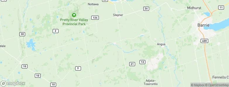 Creemore, Canada Map