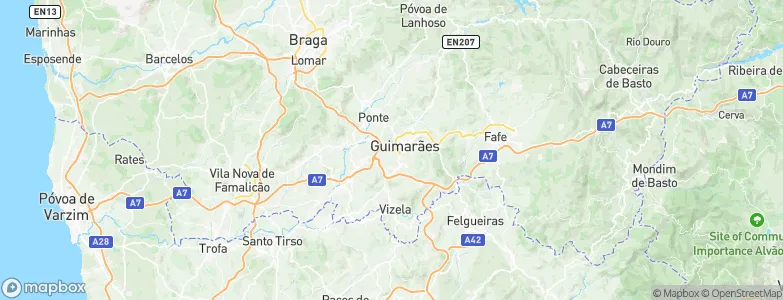 Creixomil, Portugal Map