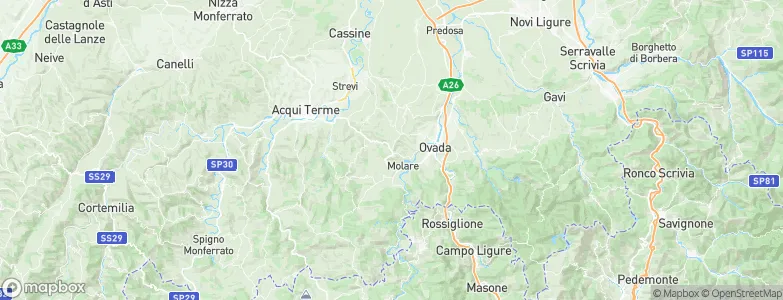 Cremolino, Italy Map