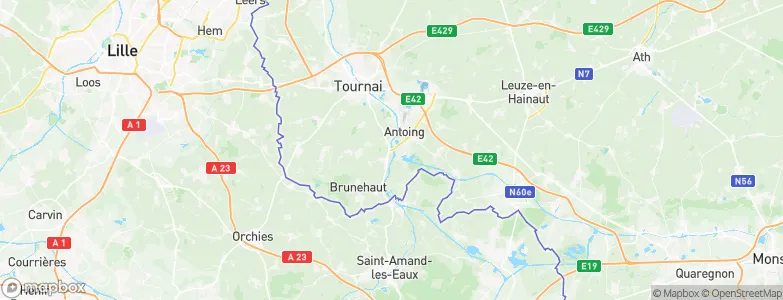 Crèvecoeur, Belgium Map