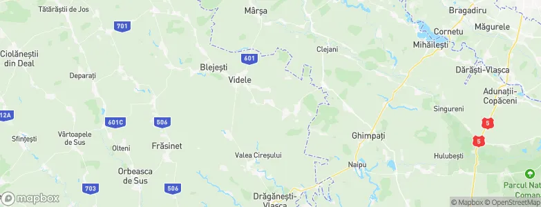 Crevenicu, Romania Map