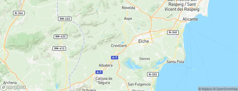 Crevillent, Spain Map