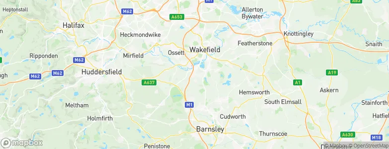 Crigglestone, United Kingdom Map