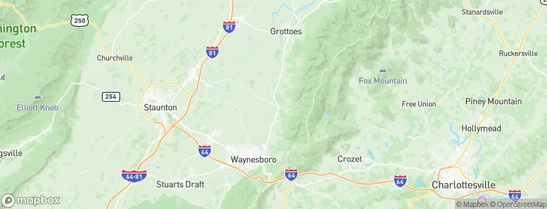 Crimora, United States Map
