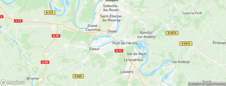 Criquebeuf-sur-Seine, France Map