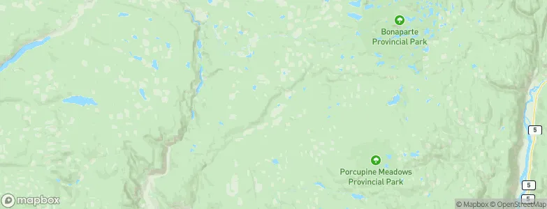 Criss Creek, Canada Map