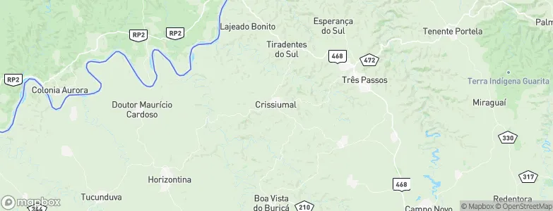 Crissiumal, Brazil Map