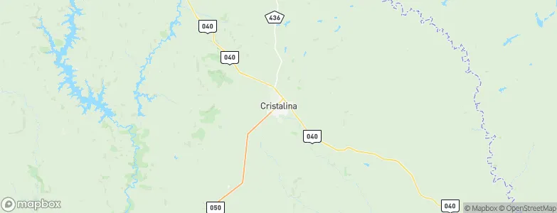 Cristalina, Brazil Map