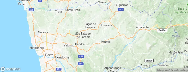 Cristelo, Portugal Map