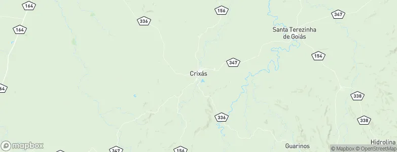 Crixás, Brazil Map