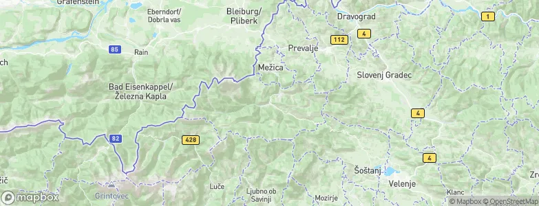Črna na Koroškem, Slovenia Map