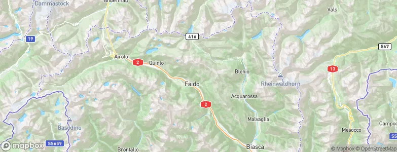 Croce, Switzerland Map