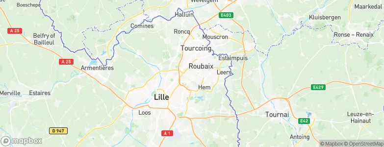 Croix, France Map