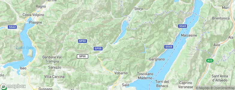 Crone, Italy Map