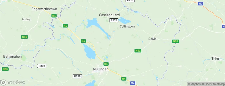 Crookedwood, Ireland Map