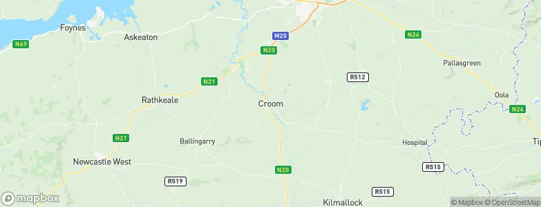 Croom, Ireland Map