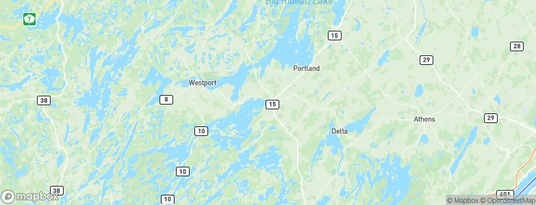 Crosby, Canada Map