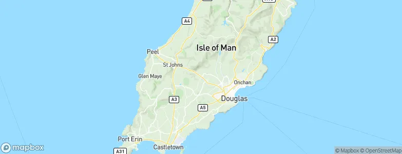Crosby, Isle of Man Map