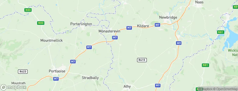 Crosskeys, Ireland Map
