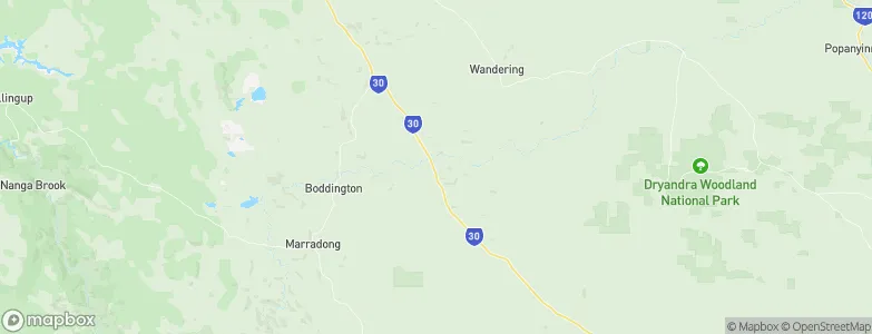Crossman, Australia Map