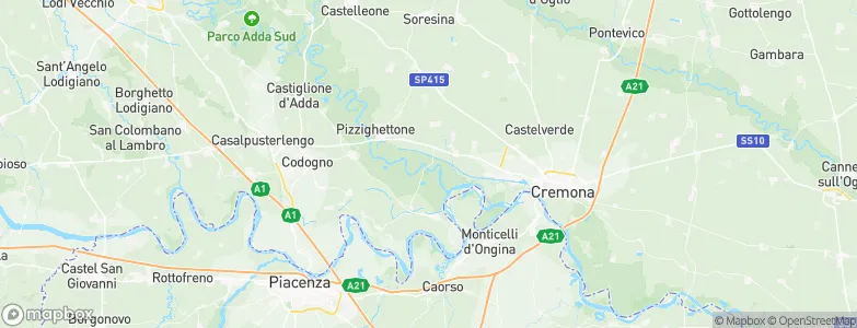 Crotta d'Adda, Italy Map