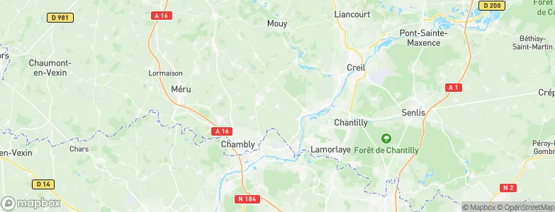 Crouy-en-Thelle, France Map