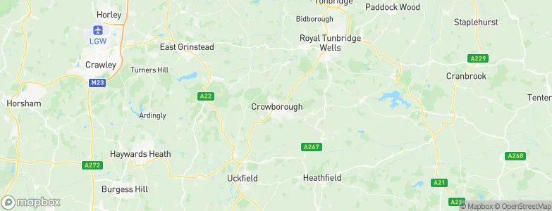 Crowborough, United Kingdom Map