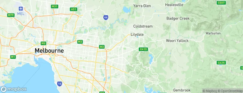 Croydon, Australia Map