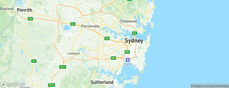 Croydon, Australia Map