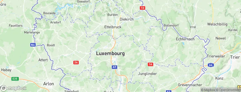 Cruchten, Luxembourg Map